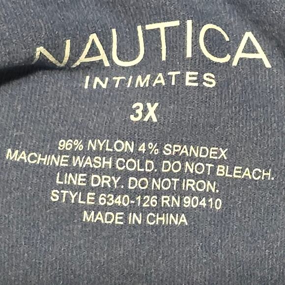 Nautica 3Pk Lounge Active Comfy Athletic Blue Sports Bra Bralettes Set Plus size - Picture 9 of 11